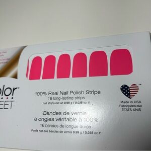 Color Street Shockwave Neon Hot Pink Nail Polish Strips
